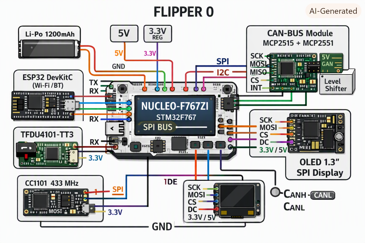 Plan de câblage CLIPPER ONE